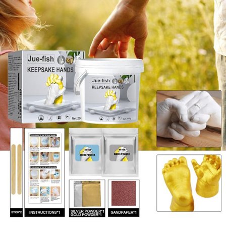 Käsivalusarja pariskunnille - DIY kipsivalusarja käsien pitelemisen ikuistamiseen, vuosipäivälahjat, muistolahjat