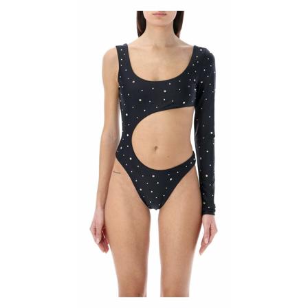 Alessandra Rich, Swimwear Zwart, Dames, Maat:S