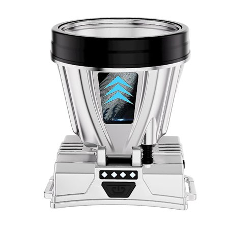 Superljusstark, uppladdningsbar pannlampa med hög effekt, tysk Xpg-pannlampa med hög effekt, kraftfull pannlampa med hög prestanda (gult ljus)