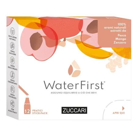 Zuccari WaterFirst Pesca, Mango, Zenzero 12 Stick