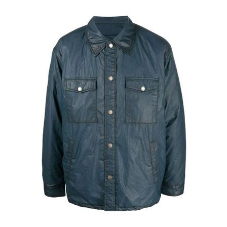 Golden Goose, Casual Shirts Blauw, Heren, Maat:M