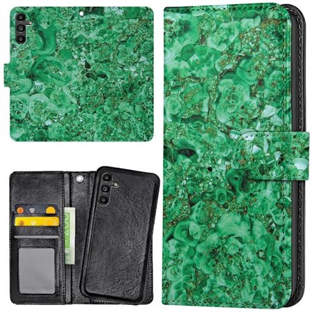 Samsung Galaxy S24 FE - Plånboksfodral/Skal Marmor