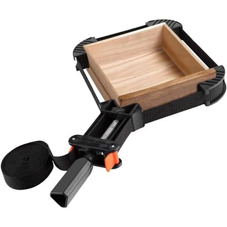 Justerbar hjørneklemme, 4-kjeft justerbar hjørneklemme, trebearbeidingsverktøy med rammeholder for 90 graders justerbar