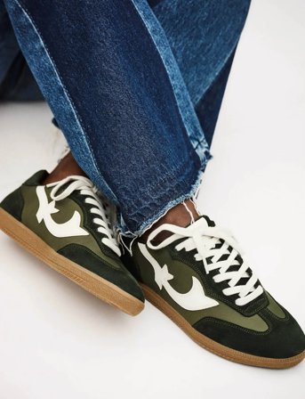ba&sh Crew Sneakers - Green - 39