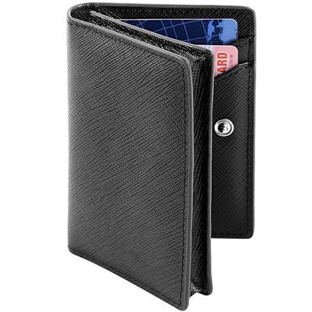 Ægte læder kort holder stor kapacitet mænds multi-kort slot visitkort holder multifunktionel første lag ko læder kort holder