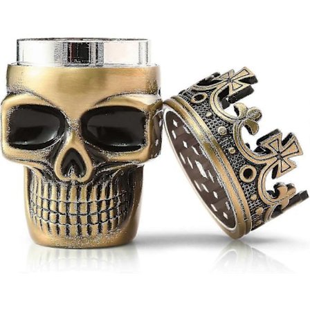 Skull Mill, Spice Grinder Gift, 1.7 Inch