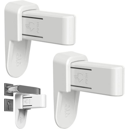 2 stk. Baby Sikkerhed Dør Blok, Baby Sikkerhed Lås Dør Stopper, Barn