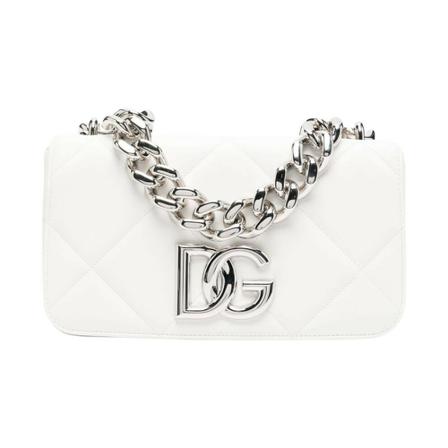 Dolce & Gabbana, Shoulder Bags Wit, Dames, Maat:ONE Size