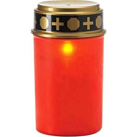 LED-gravlykt Solcellelampe Hvit Med Solcelle Og Intelligent Åpning Og Lukking - LED-gravlykt Med Realistisk Flimmereffekt (FMY) A