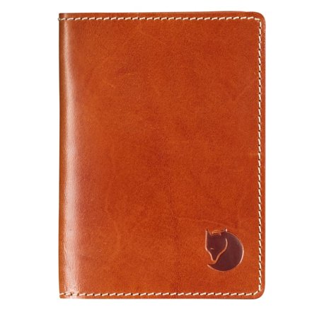 Fjällräven Leather Passport Cover valuable storage Brown OneSize