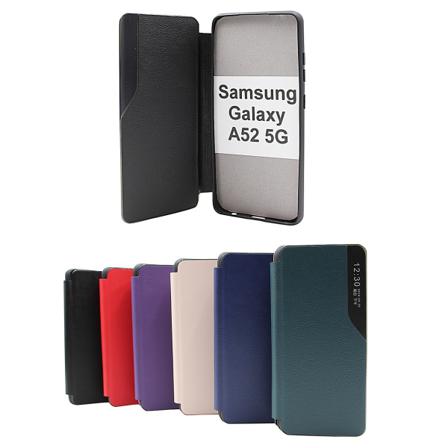 Smart Flip Cover Samsung Galaxy A52 / A52 5g (a526b/a525f) Ljusrosa