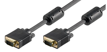 MicroConnect SVGA HD15 2m M-M w.ferrit core