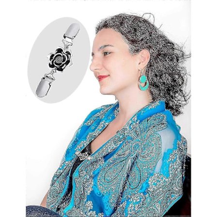 Klesklype for kvinner - 6 stk vintage kjole cardigan-klyper