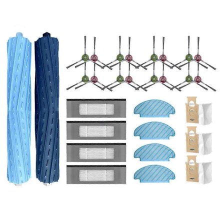DEEBOOT T9 / T9 + PLUS -lisätarvikkeet, rulla, pääharja, sivuharja, Hepa-suodatin, moppiliina, pölypussi, varaosa Pa