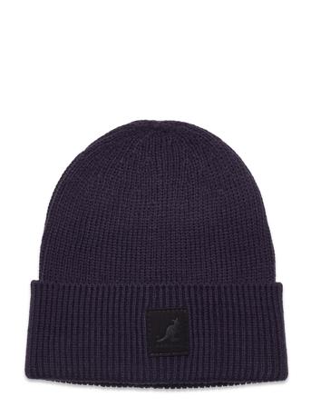 Kg Patch Beanie Accessories Headwear Beanies Blå Kangol