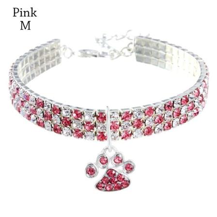 Hundhalsband Hundhalsband ROSA M pink M