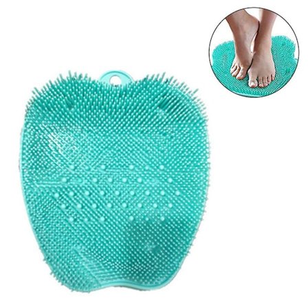 Shower Foot Massager Scrubber & Cleaner - Improves Foot Circulation & Reduces Foot Pain (grey)