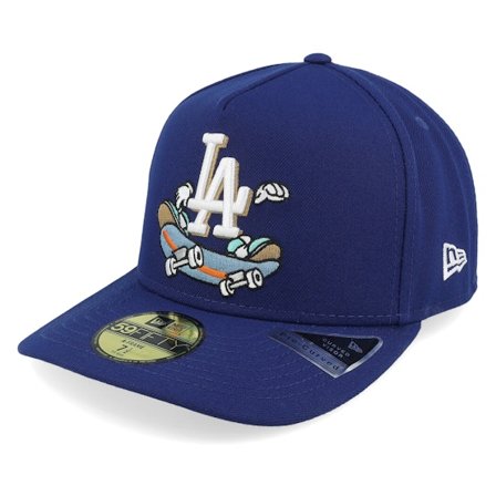 New Era - MLB - Blue - fitted - Cap - Los Angeles Dodgers 59FIFTY Cartoon Royal A-Frame Flexfit - Hatstore