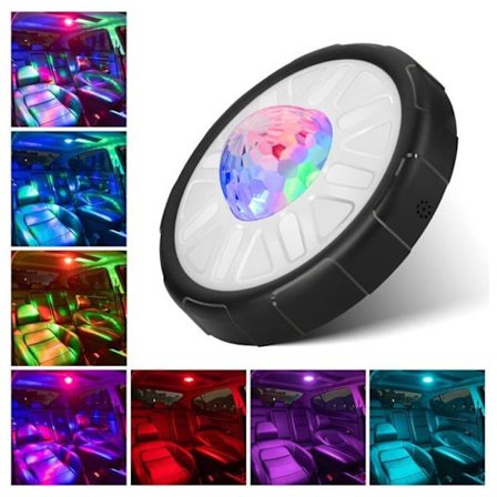 LED USB Bil Interiörbelysning RGB 12 Färger Touch Kontroll LED-ljus för Bil Bagageutrymme Båt Husvagn