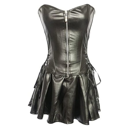 Sexet tætsiddende lædertøj til kvinder