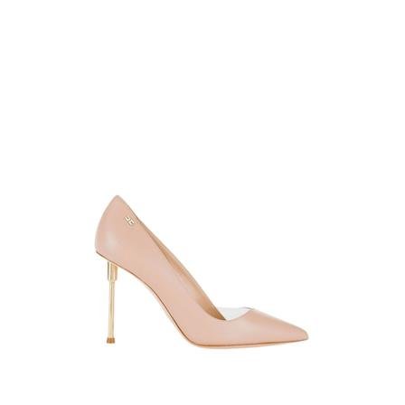 Elisabetta Franchi, Pumps With Golden Metal Heel Różowy, Kobieta, Rozmiar: 37 EU