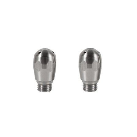 2-pack rostfritt stål 4-håls kaffemaskin ångmunstycke universellt