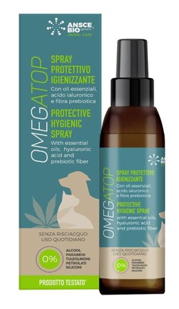 Omegatop Spray Protettivo Igienizzante Per Cani E Gatti 150ml
