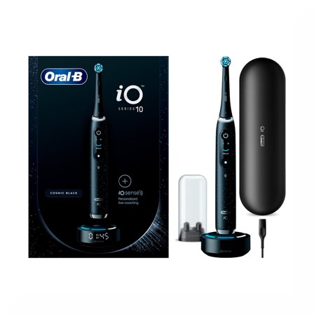 Oral-B Spazzolino Elettrico iO 10 Nero + 1 Testina + 1 Custodia +
