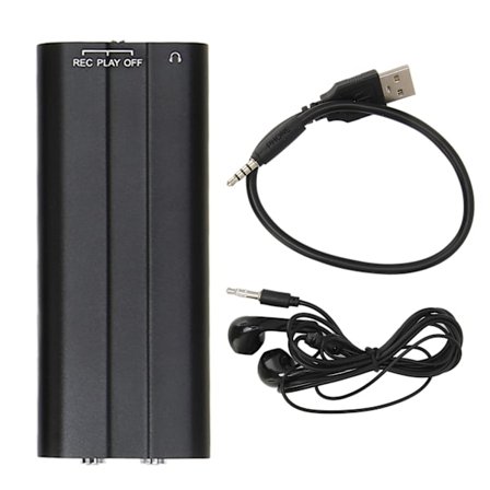 Digital röstinspelare HiFi AI Smart HD brusreducering Röstaktiverad inspelningsenhet MP3-inspelare för konferens 32 GB