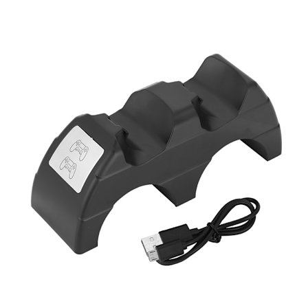 Kaksoispeliohjainlaturi Virtalähde Lataustelakka Asema PS4/SLIM/PRO