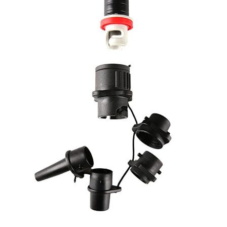 Ilmapumpun sovitin monitoiminen ilmapumpun muuntaja 4 standardiä perinteinen ilmaventiilin liitäntä ilmatyynyille