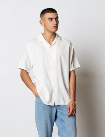 Fat Moose Mylo S/S Shirt - Beige - XL