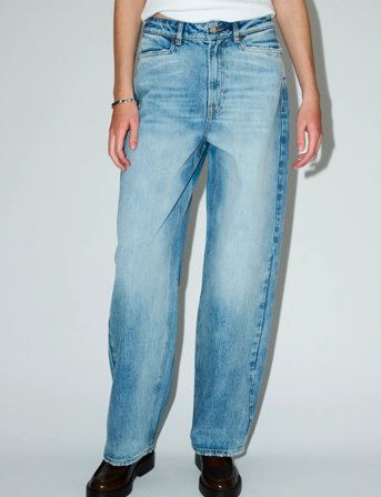 Tomorrow Trw-Kaia Slung Jeans Wash Genova - Blue - 30 x 32