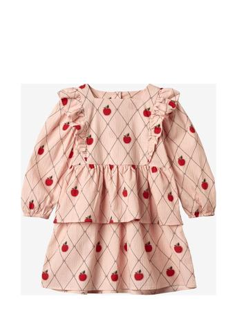 Fliink Apple Ls Dress Rosa