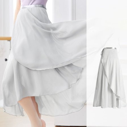 Ballettskjørt Langt skjørt GRÅ