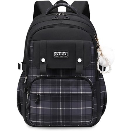 Mode skoletaske teenager skoletaske pige dreng skoletaske rygsæk farveblokering dagsrygsæk