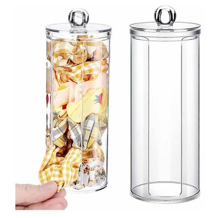 Akryl hårbåndsholder Hår opbevaringsarrangør Transparent displaystativ Hovedbånd Bomuld Direkte