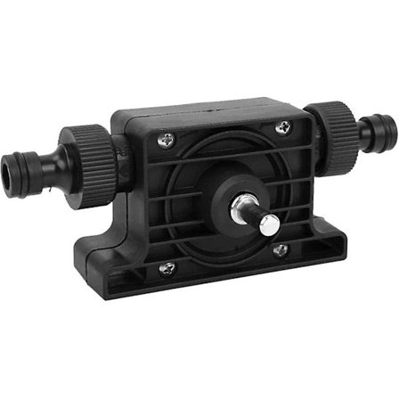 Bærbar elektrisk borepumpe Selvsugende petroleum væske vann overføringspumpe (svart) (1 stk)