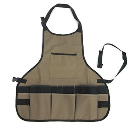 Trädgårdsförkläde, Justerbart Oxfordtyg Trädgårdsförkläde Verktygsförkläde Med Ficka