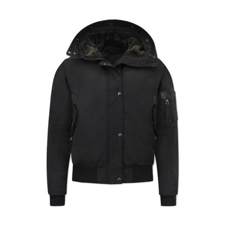 Gentile Bellini Gewatteerde Jas Dames Kort met Capuchon - 8815 - Zwart svart, Herr Vinterjackor, Herr, Storlek: XL
