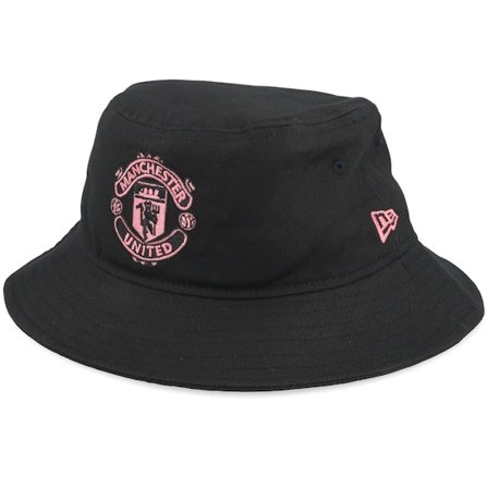 New Era - Black - bucket - Hat - Manchester United Seasonal Black/Pink Bucket - Hatstore