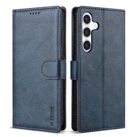 N.BEKUS Samsung Galaxy S26+ Plånboksfodral Konstläder - Blå