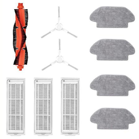 För Mi Robot Vacuum Mop Pro P Rengöringsrobot, modell: Stytj02ym, huvudsidoborste + Hepa-filter + mopp