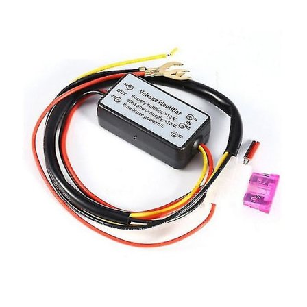 Drl-kontroller Auto LED Dagkjørelys Kontroller Relé Sele Dimmer På/Av 12-18 V Tåkelys Kontroller