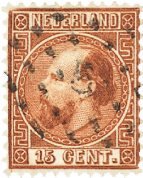 Holland 1867-1868 - NVPH 9 - Stemplet
