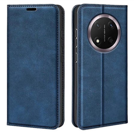 för Honor Magic7 Lite 5G/ X9c 5G Kotelo Nahkatuntu Lompakko Puhelinkotelo - Täydellinen Sininen_MGF