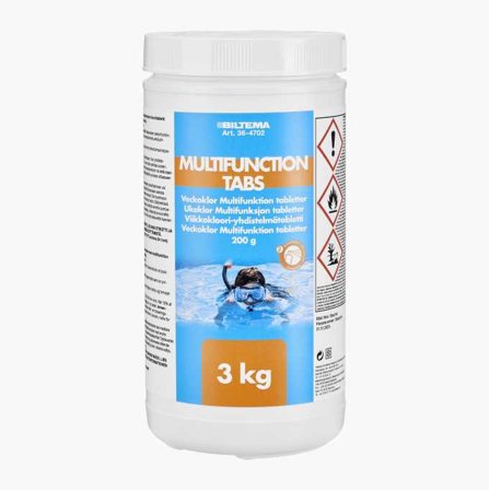 Veckoklor Multifunktion 200 g tabletter 3 kg