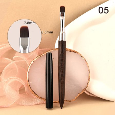 1 ST Nagelmålningspensel UV Gel Förlängning Snabb Byggritning