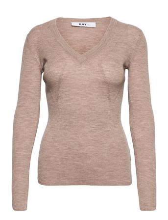 Blair - Daily Elements Pullover Striktrøje Beige Day Birger Et Mikkelsen