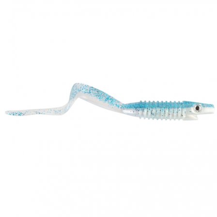 Pigster Tail, 16cm, 6g (8-pack) - Baby Blue Shad
